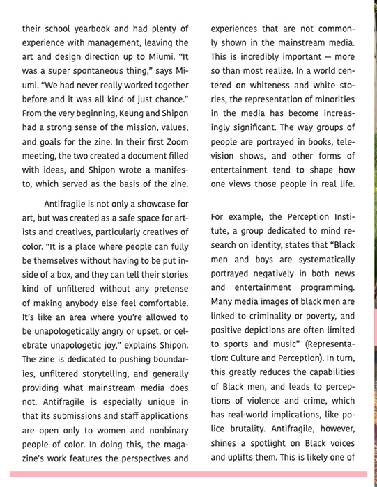 Article by Nadia Pai